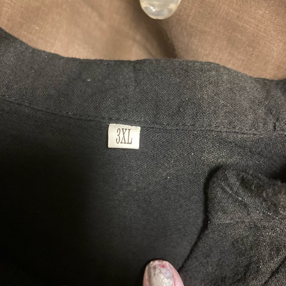 SIZE xl WOMENS 100% cotton top NEW reverse dyed by me! And only $20 - Picture 3 of 8